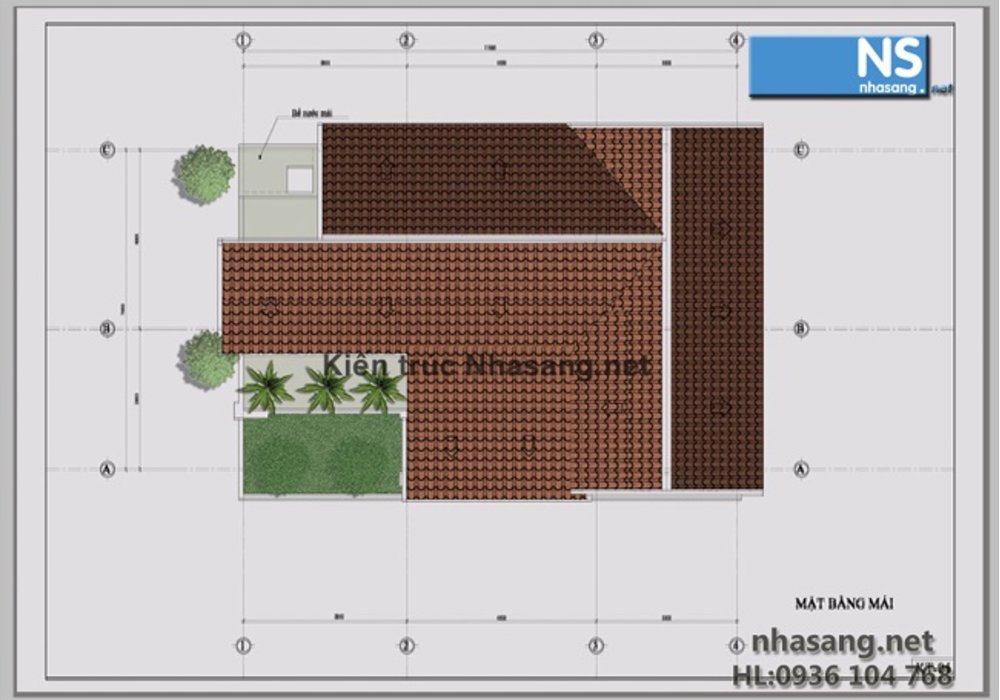Mẫu biệt thự nhà vườn đẹp BT510