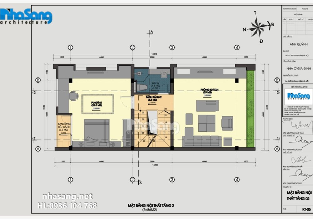 Mẫu nhà đẹp 5 tầng 6m x 12m5 biệt thự liền kề 2 mặt tiền hiện đại BT14172