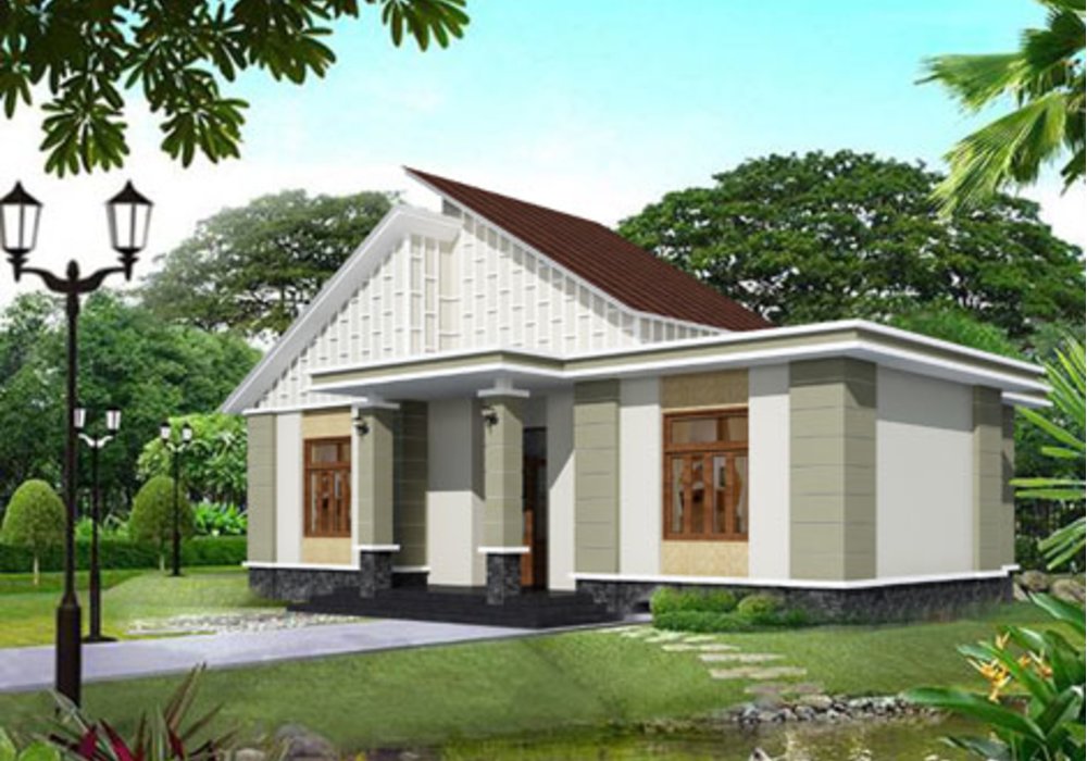 Mẫu nhà vườn đẹp BT1047