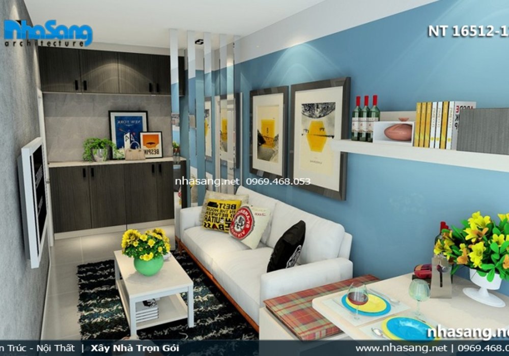 Những mẫu phòng khách đẹp cho nhà nhỏ NT16512