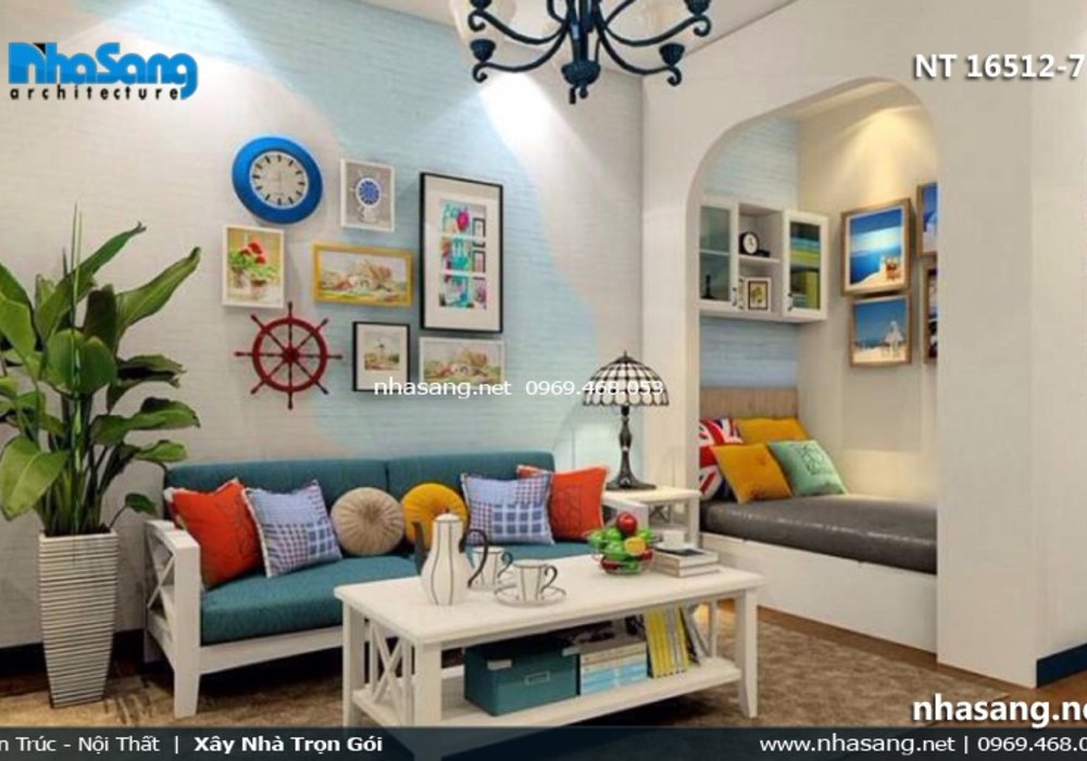 Những mẫu phòng khách đẹp cho nhà nhỏ NT16512