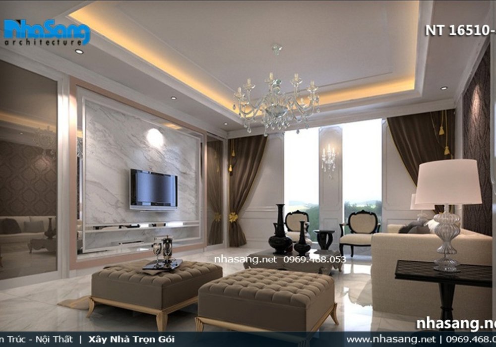 6 Mẫu phòng khách đơn giản mà đẹp NT16510