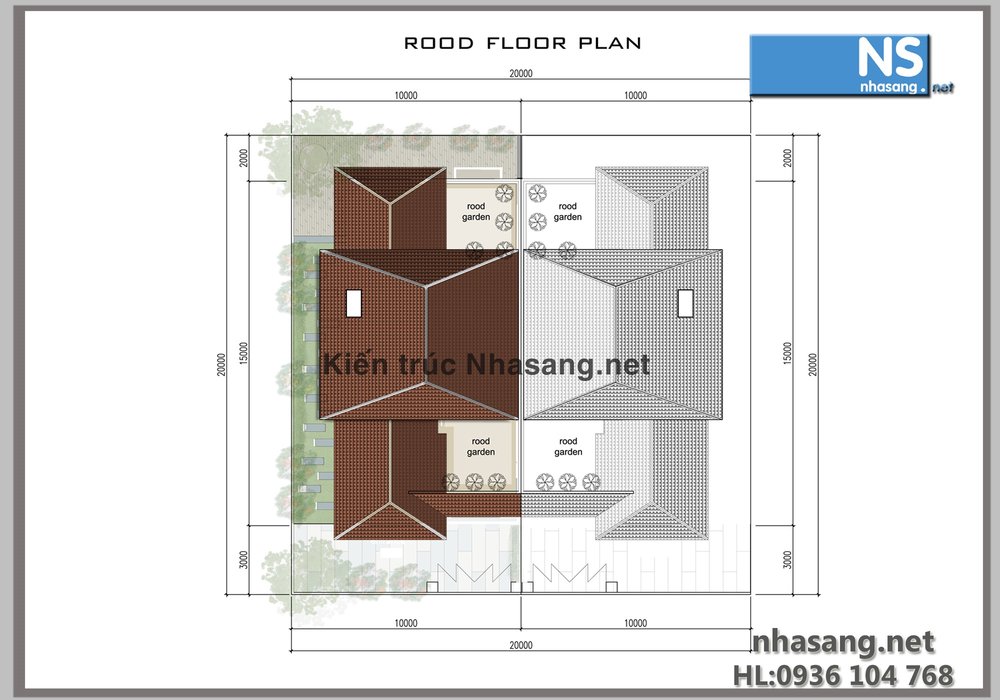 Mẫu thiết kế biệt thự đẹp sang trọng theo phong cách cổ điển BT403