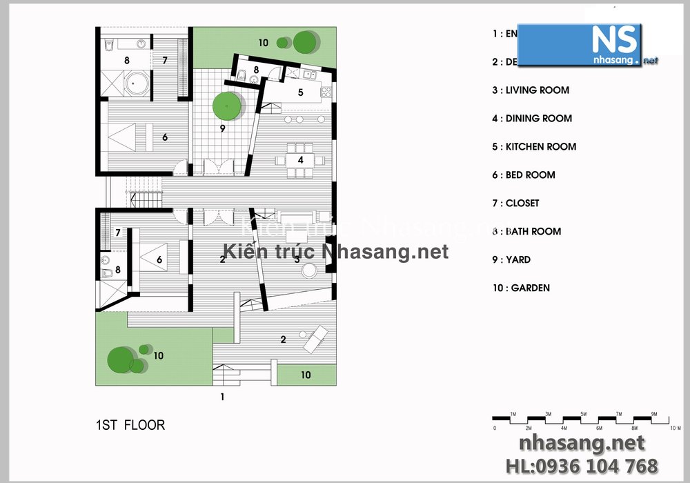 Mẫu thiết kế biệt thự 2 tầng đẹp phong cách hiện đại -kiến trúc nhà phố kiểu pháp