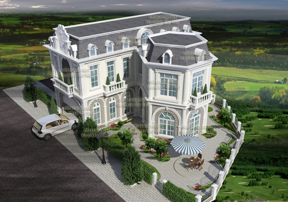 Mẫu biệt thự đẹp BT14048