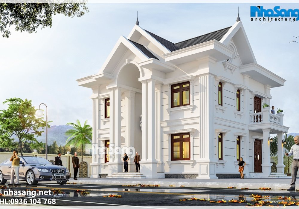 Biệt thự nhà vườn 2 tầng mặt tiền chính 12m và mặt tiền phụ 10.5m BT16017