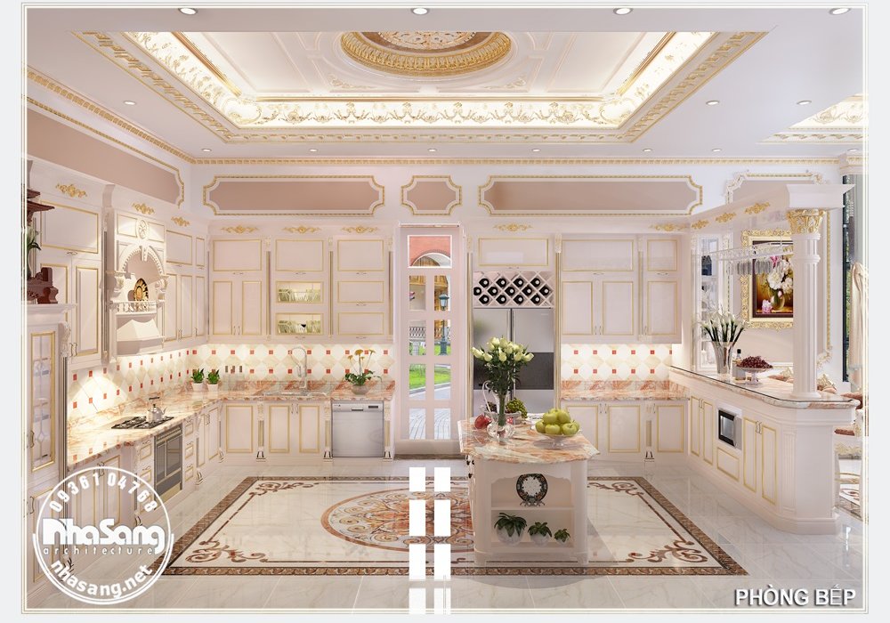 Siêu dinh thự kiểu Pháp thông tầng 500m2/sàn bậc nhất Quảng Ngãi BT145