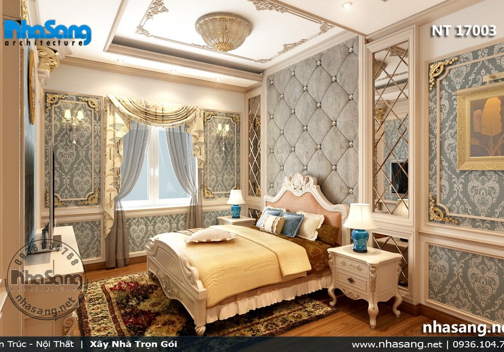 Biệt thự tân cổ điển bề thế đẳng cấp BT17003