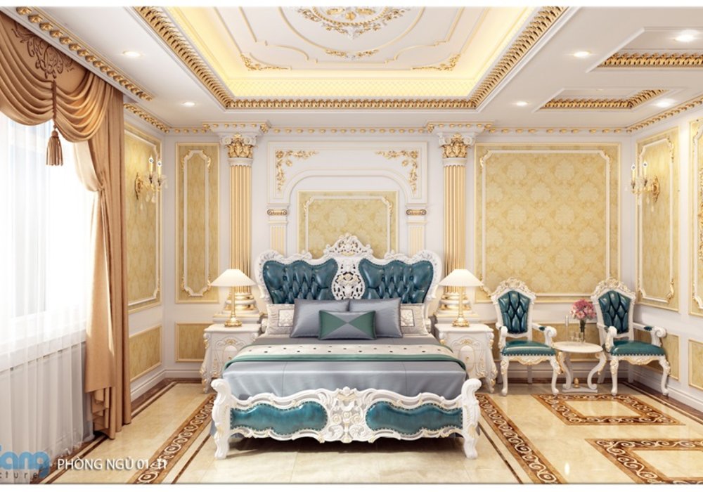 Siêu dinh thự kiểu Pháp thông tầng 500m2/sàn bậc nhất Quảng Ngãi BT145