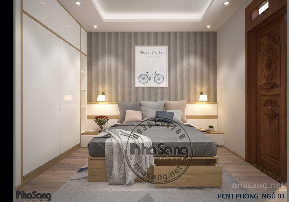 Thiết kế nội thất gỗ biệt thự cổ điển sang trọng BT18109