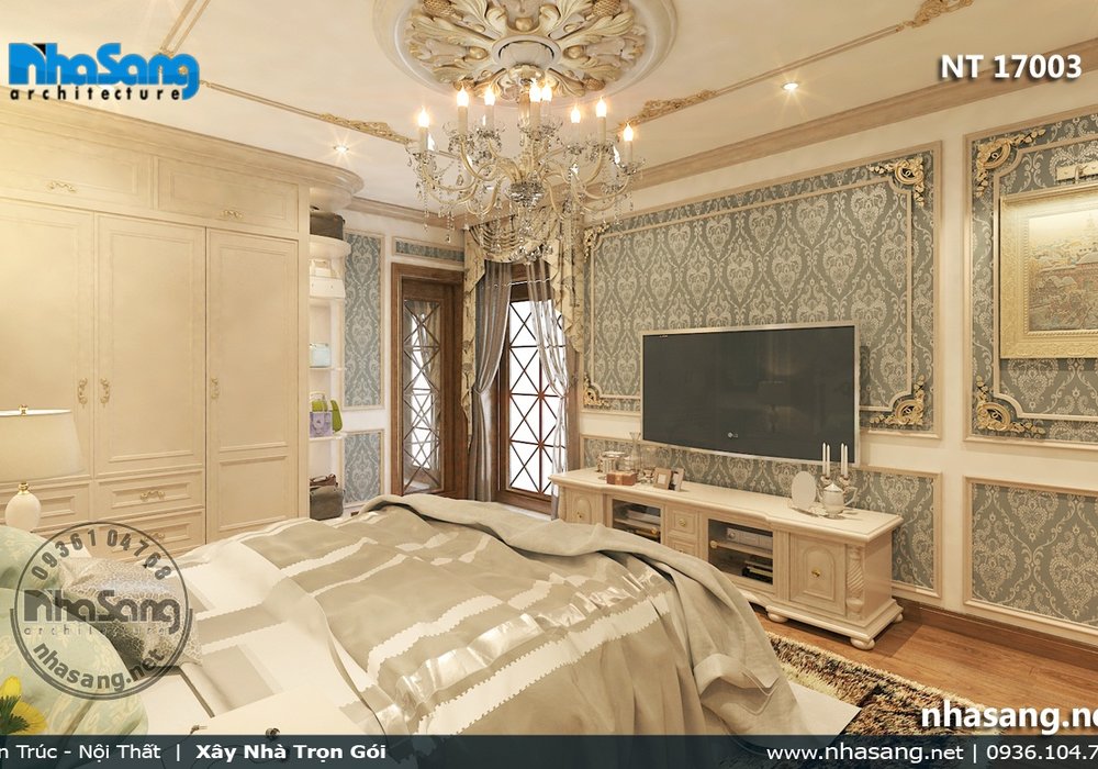 Biệt thự tân cổ điển bề thế đẳng cấp BT17003