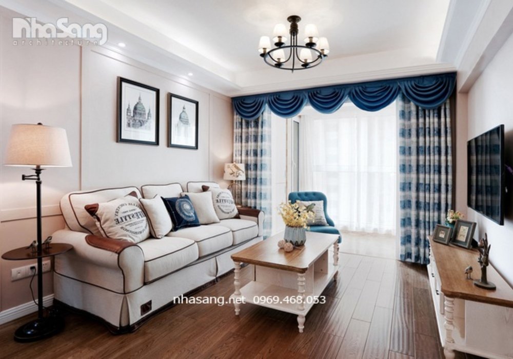 Trang trí nội thất căn hộ chung cư kiểu Mỹ NT16604