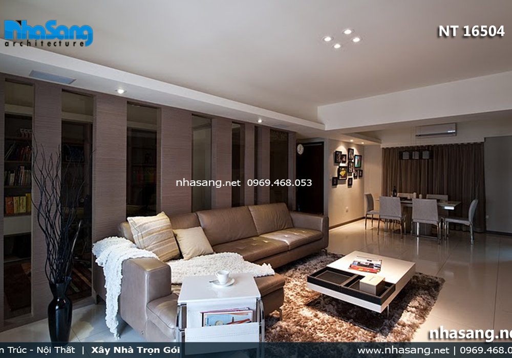 Mẫu phòng khách đẹp cho nhà chung cư NT16504