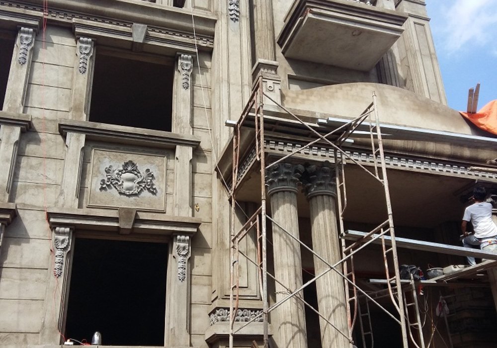 Thiết kế và thi công hoàn thiện nội và ngoại thất biệt thự lâu đài BT16033