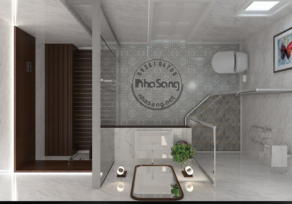 Mẫu thiết kế nội thất biệt thự kiểu tân cổ gỗ tự nhiên sang trọng BT18105