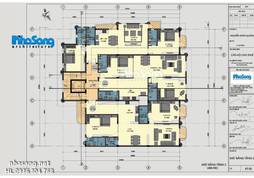 Thiết kế Căn hộ cho người nước ngoài thuê BT14169