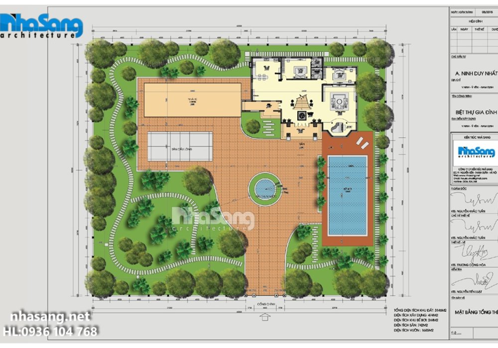 biệt thự đẹp, nhà vườn đẹp, thiết kế dinh thự bt14165