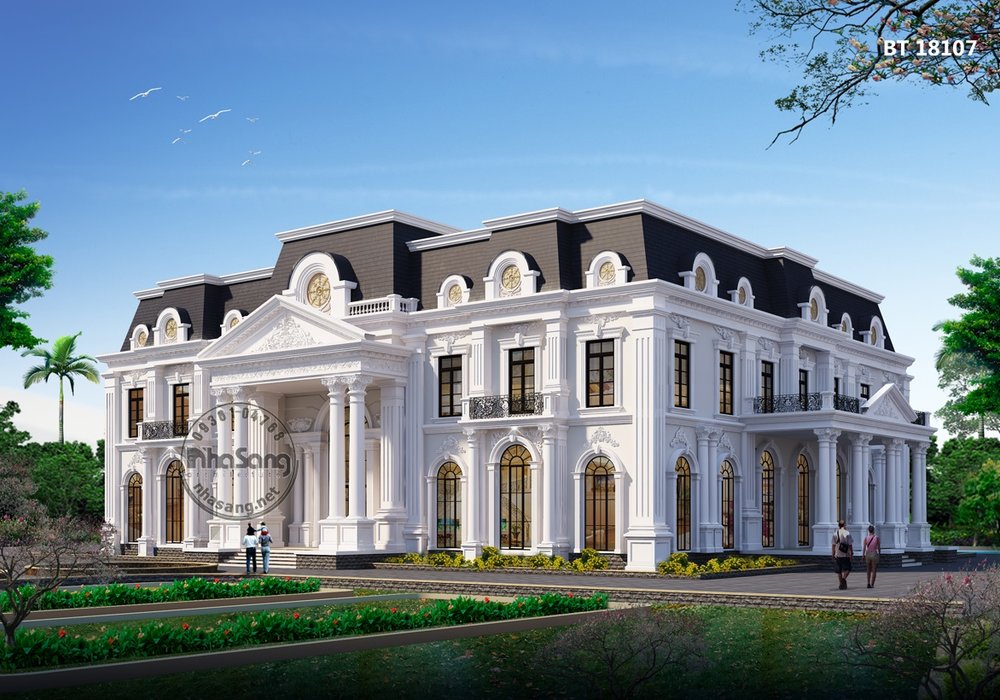 Dinh thự Châu Âu 2000m2 tại Hà Nội BT18107