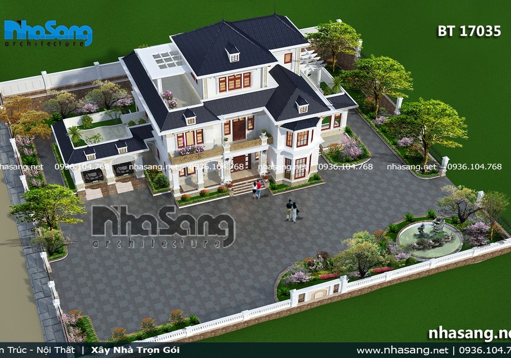 Dinh thự kiểu Pháp trên đất 2000m2 BT17035