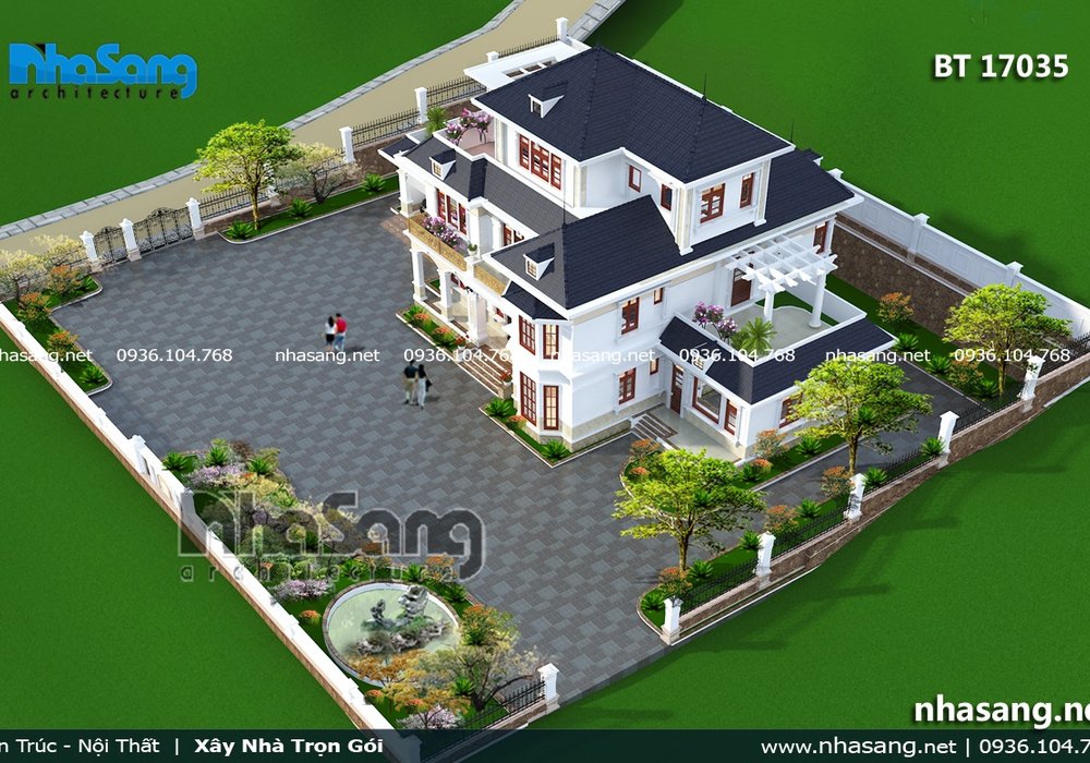 Dinh thự kiểu Pháp trên đất 2000m2 BT17035
