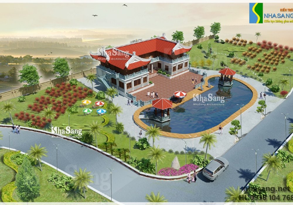 Thiết kế nhà ở cho người hoạt động trong lĩnh vực Phật giáo BT14139