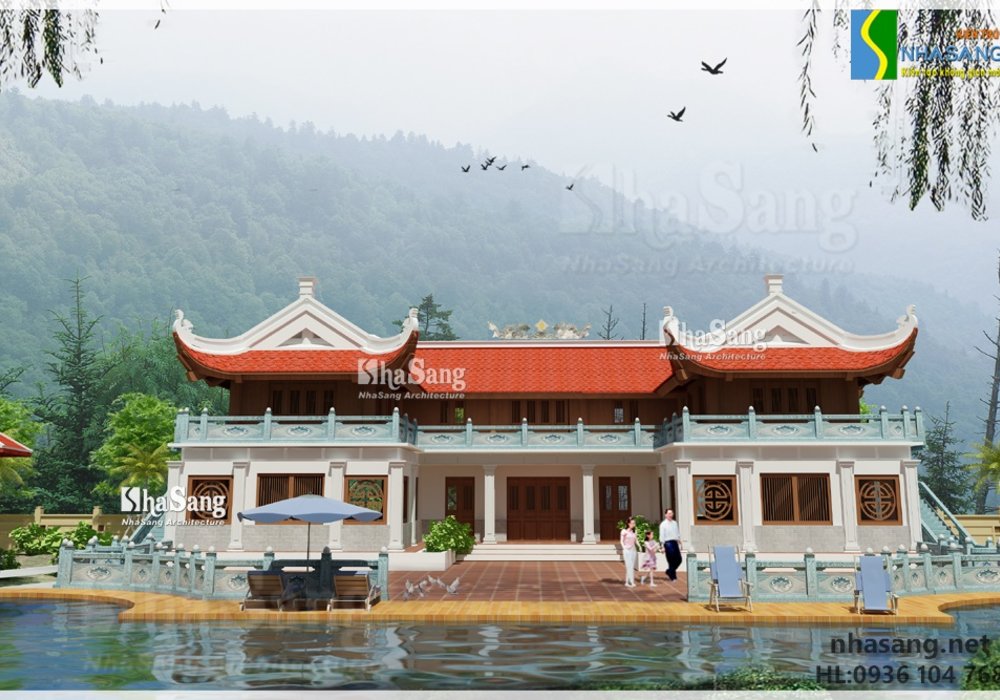 Thiết kế nhà ở cho người hoạt động trong lĩnh vực Phật giáo BT14139