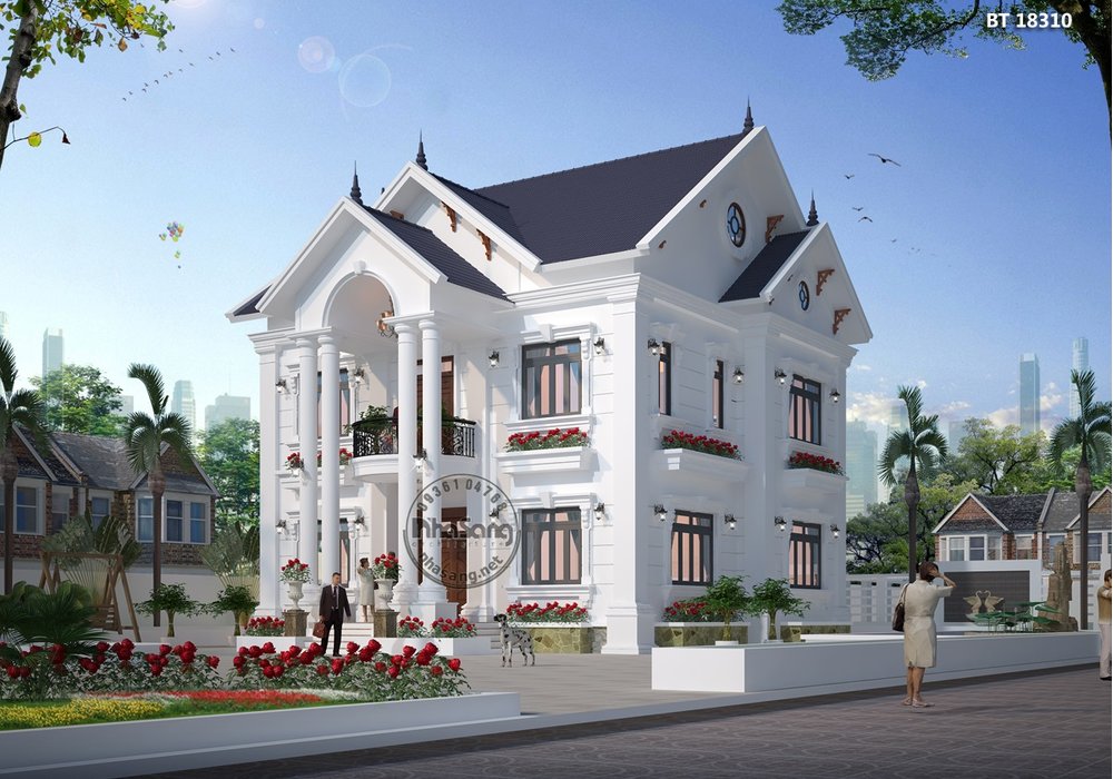 12 Mẫu biệt thự vườn 2 tầng đẹp nhất ưa chuộng nhất