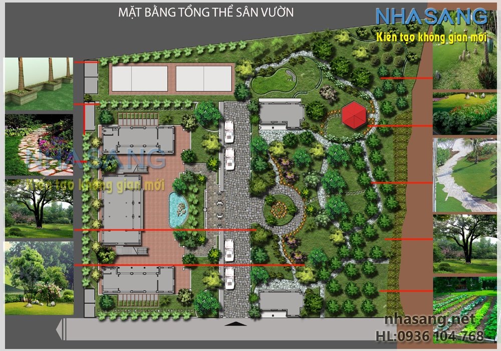 Thiết kế nhà vườn NV14002