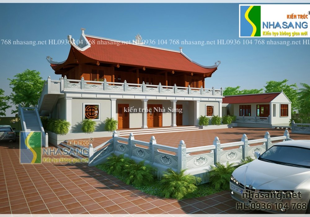 Thiết kế nhà vườn truyền thống NV14106