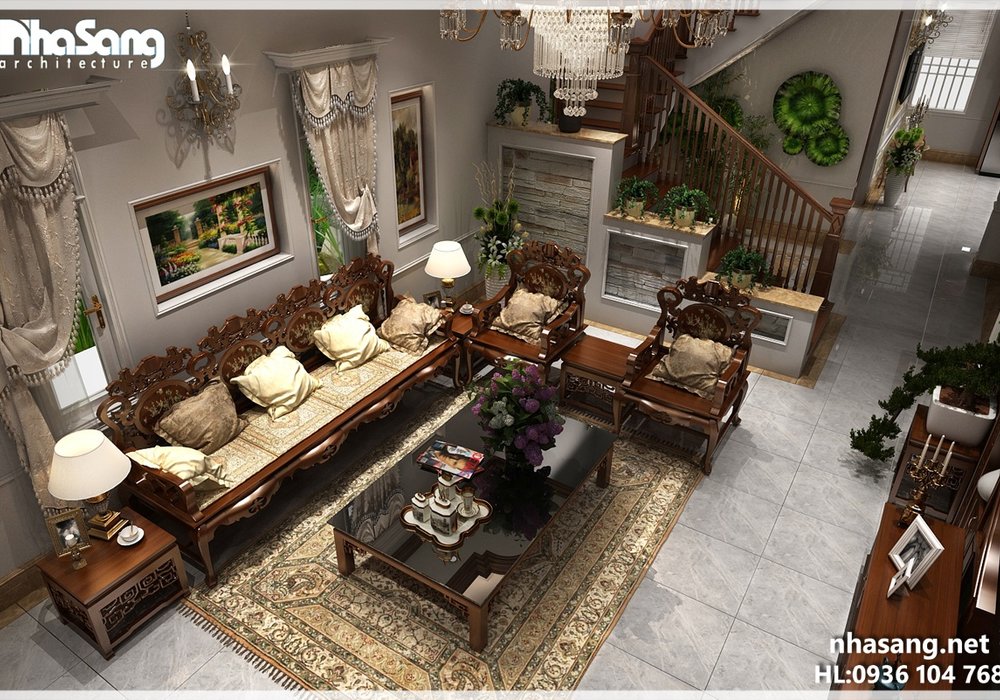 Nội thất gỗ cao cấp xứng tầm đẳng cấp thượng lưu NT16023