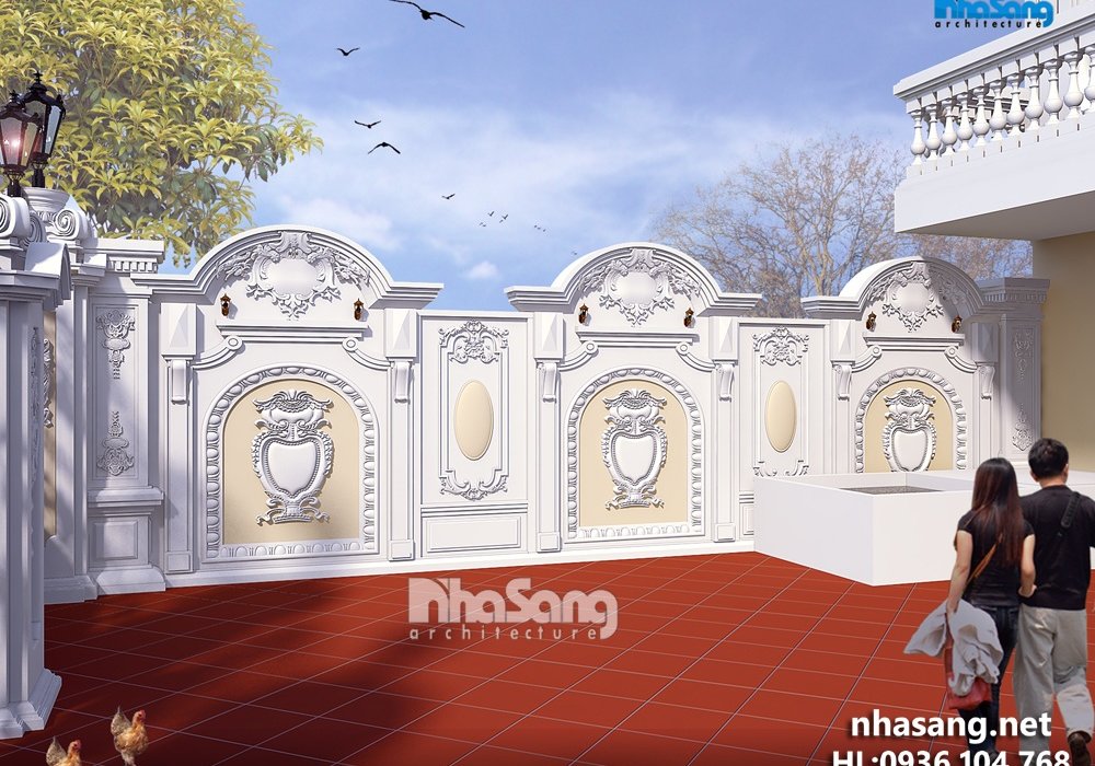 Biệt thự Pháp tân cổ điển 4 tầng BT16030