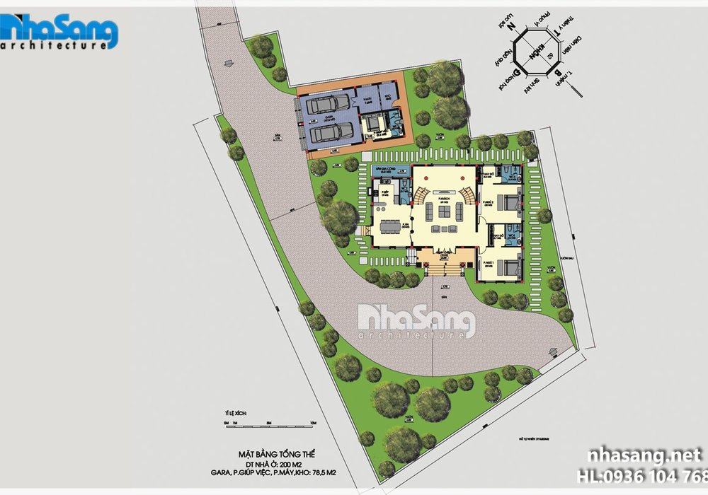 Biệt thự nhà vườn Châu Âu 3 tầng nổi bật cuốn hút BT16026