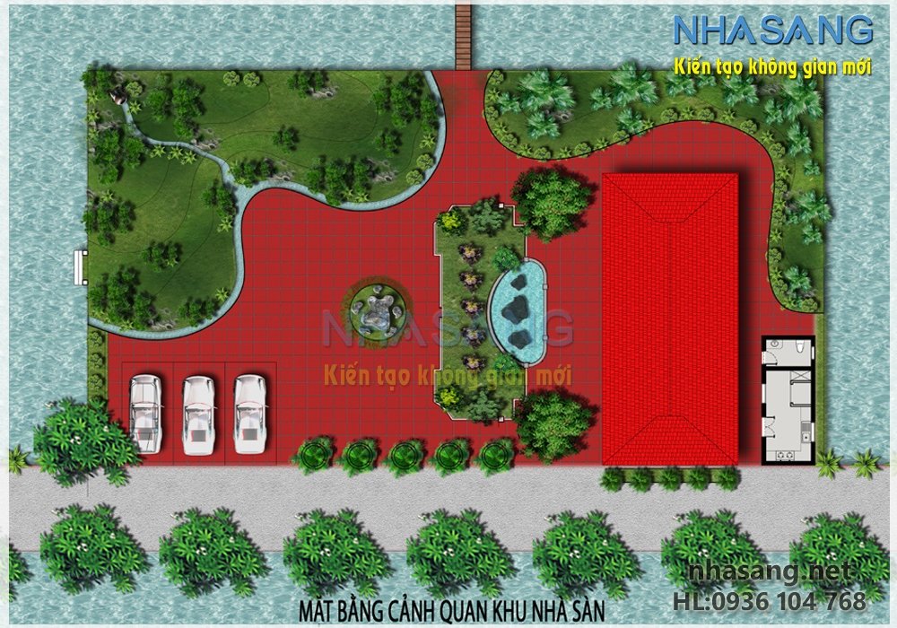 Thiết kế sân vườn NV14100