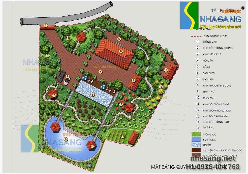 Thiết kế nhà vườn Lương Sơn Hòa Bình NV14107