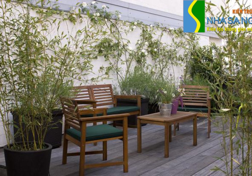 Thiết kế thi công vườn sân thượng ST13002