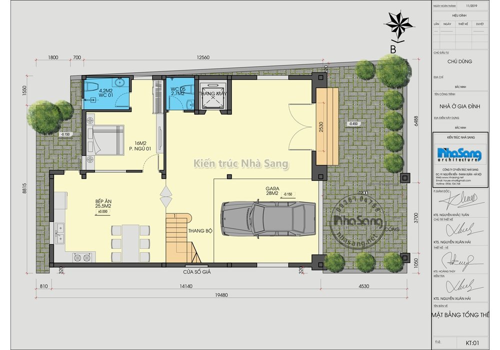 Mẫu biệt thự tân cổ điển 3 tầng mặt tiền 10m đẹp BT20010