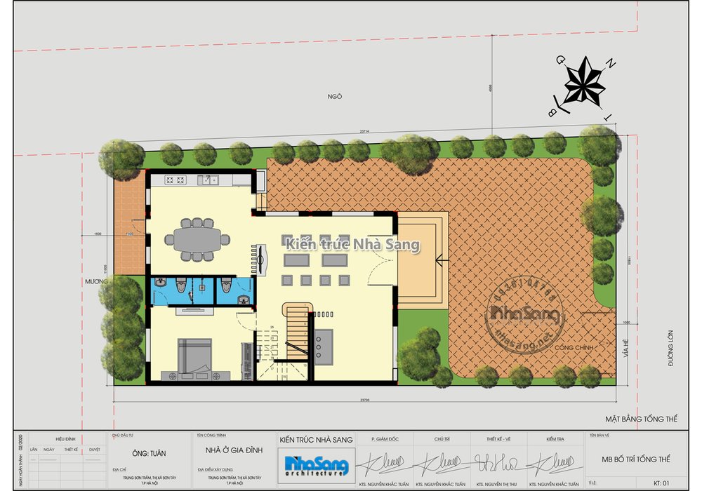 Biệt thự tân cổ điển Pháp 2 mặt thoáng mặt tiền chính 10m thanh thoát BT20004