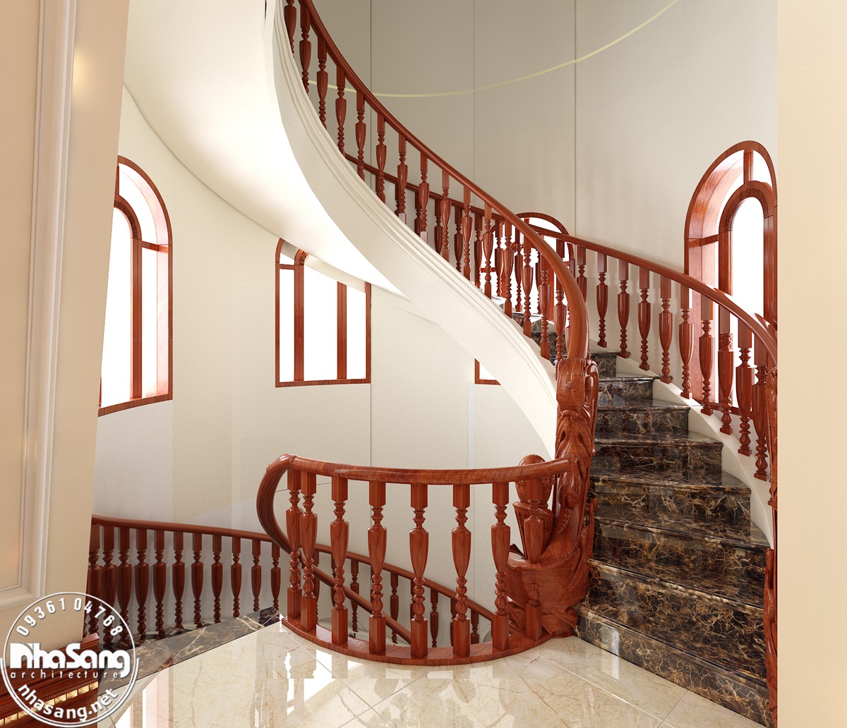 khu-vuc-sanh-thang-phong-khach-dep